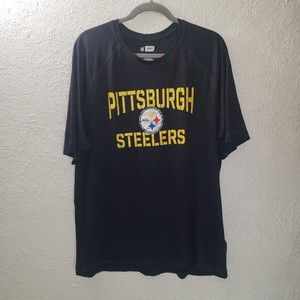 Pittsburgh Steelers Sz XL NFL Team Apparel Men's T-Shirt Lightweight Athletic